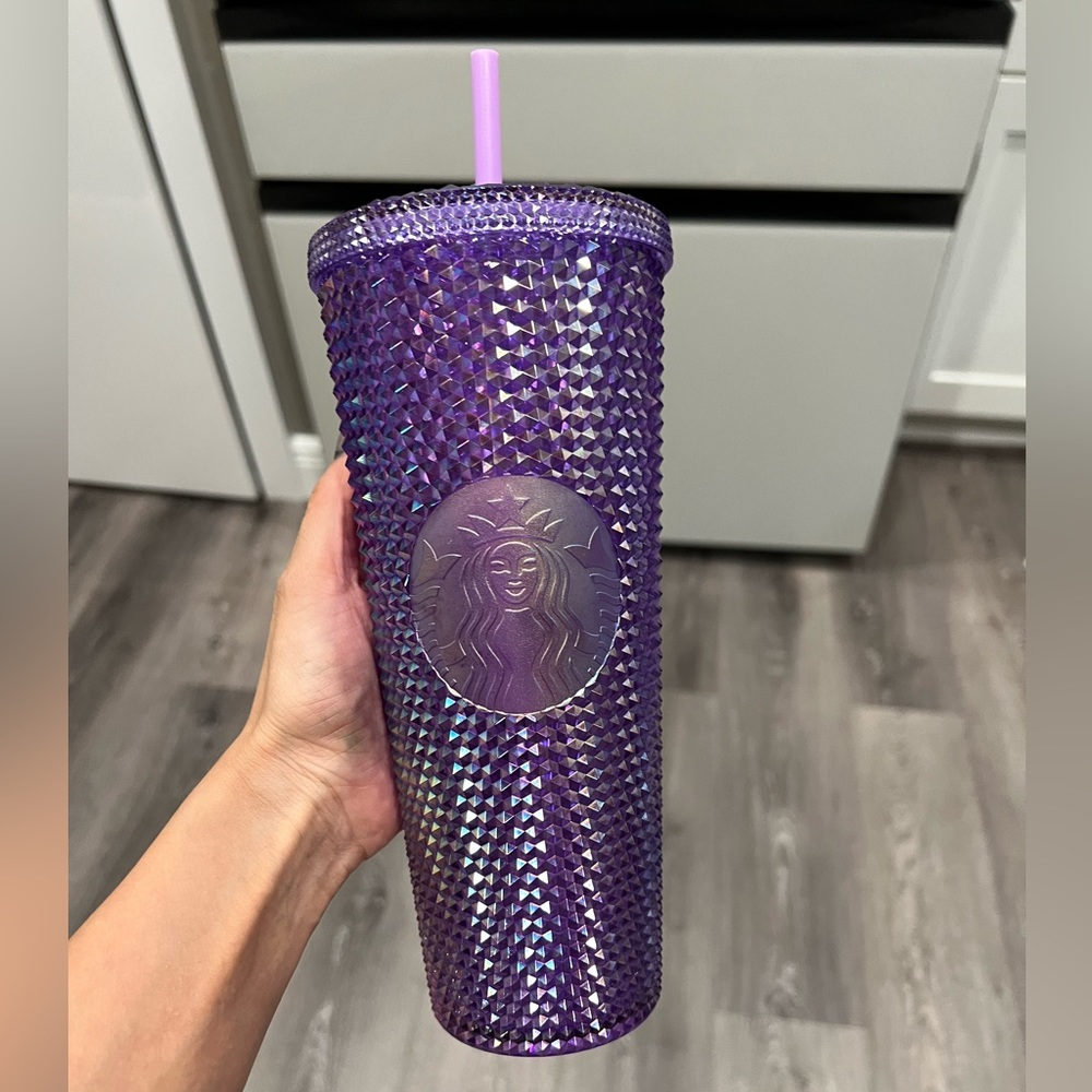 Purple slick studded Starbucks fall release 2022. Venti size. Used